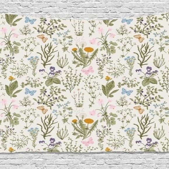 Other - Tapestry Garden Plants Print Wall Hanging 27699